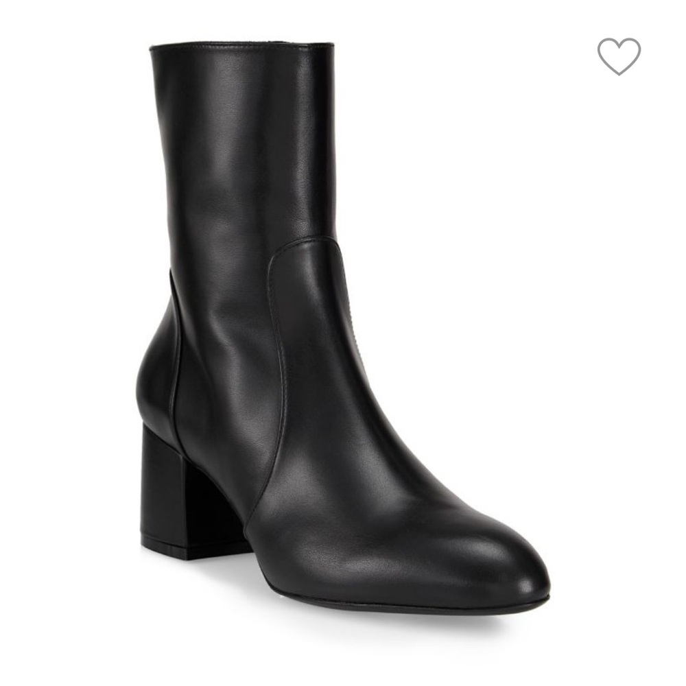 Stuart Weitzman flareblock 60 zip booties